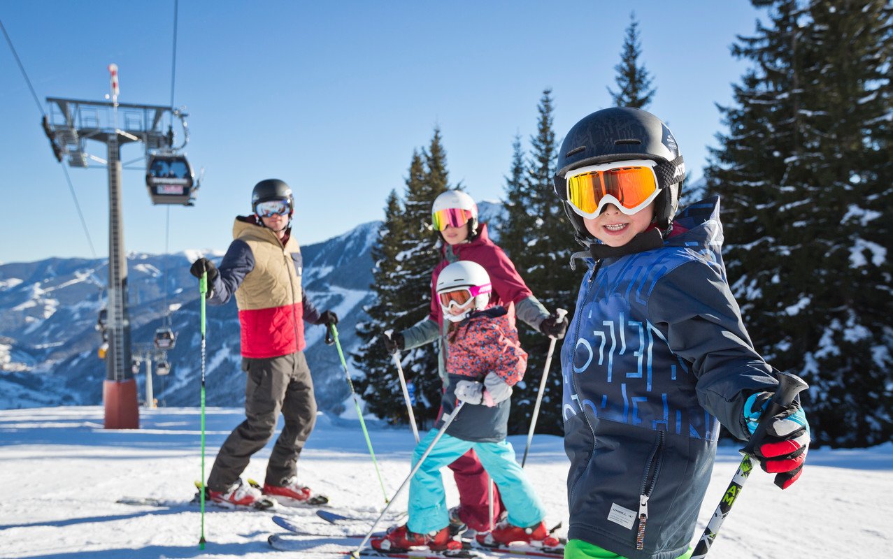 Family skiing holidays Family ski resort Saalbach